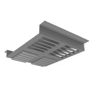 Aluminum Louvered Continuous Soffit Vent